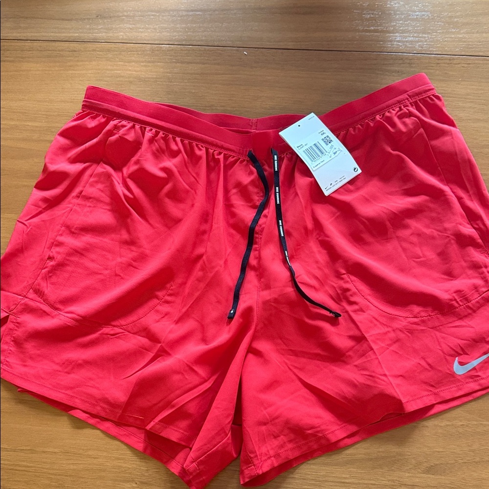 Nike Men's Bright Red Athletic Shorts